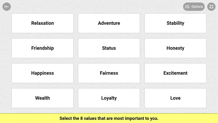 Values Assessment Tool Preview 1