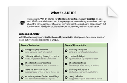 ADHD Info for Teens
