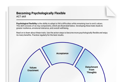 Psychological Flexibility: ACT Skill