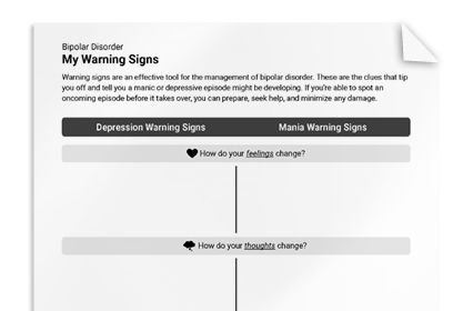 Bipolar Disorder: My Warning Signs