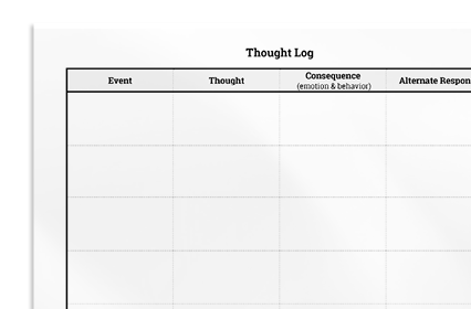 Thought Log (blank)