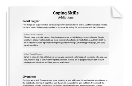 Coping Skills: Addictions