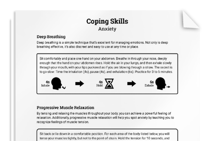 Coping Skills: Anxiety