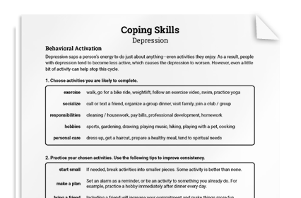 Coping Skills: Depression