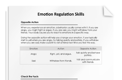 DBT Emotion Regulation Skills
