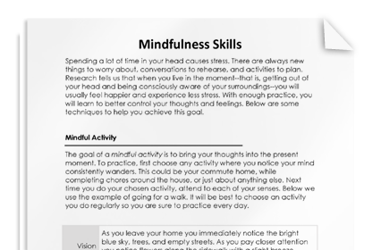 DBT Mindfulness Skills