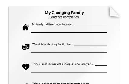 My Changing Family: Sentence Completion