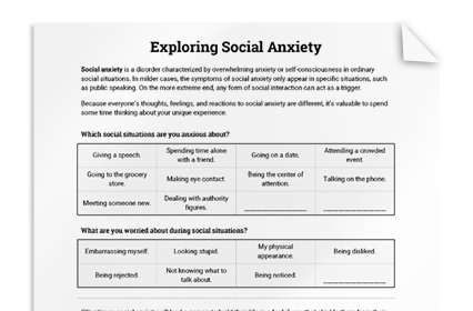 Exploring Social Anxiety