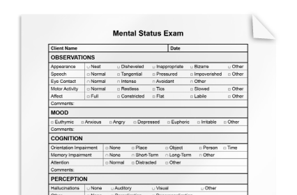 Mental Status Exam