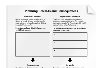 Planning Rewards and Consequences