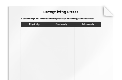Recognizing Stress