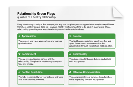 Relationship Green Flags