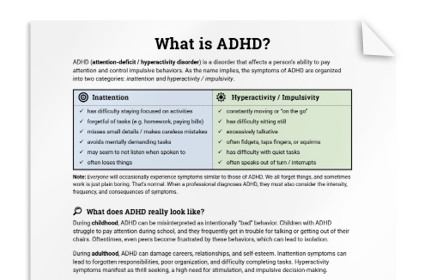 What is ADD / ADHD?